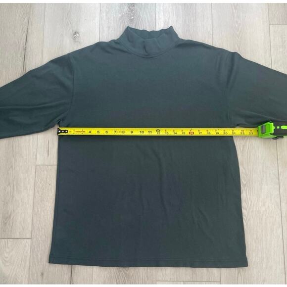 L.L. Bean lot of 2 Men’s Long Sleeve Shirt Green Black Size Large - Picture 9 of 12